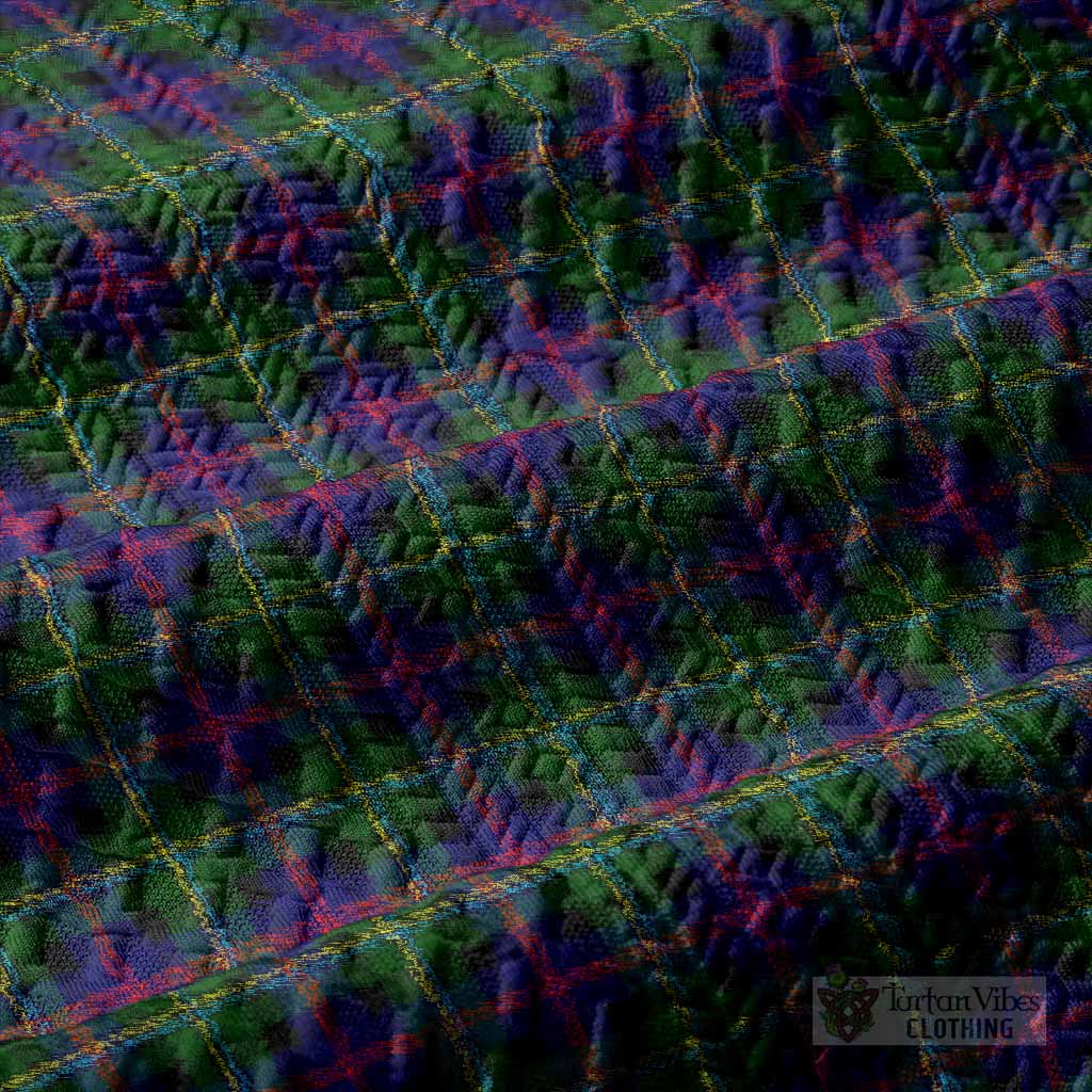 Malcolm Tartan Men’s Polo Sweater Top with Family Crest