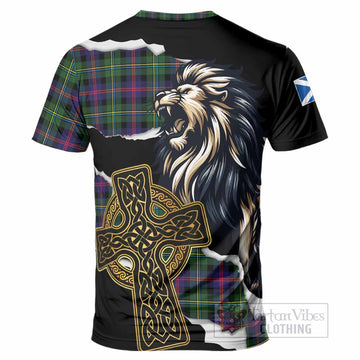 Malcolm Tartan Scottish T-Shirt Lion Celtic Heritage