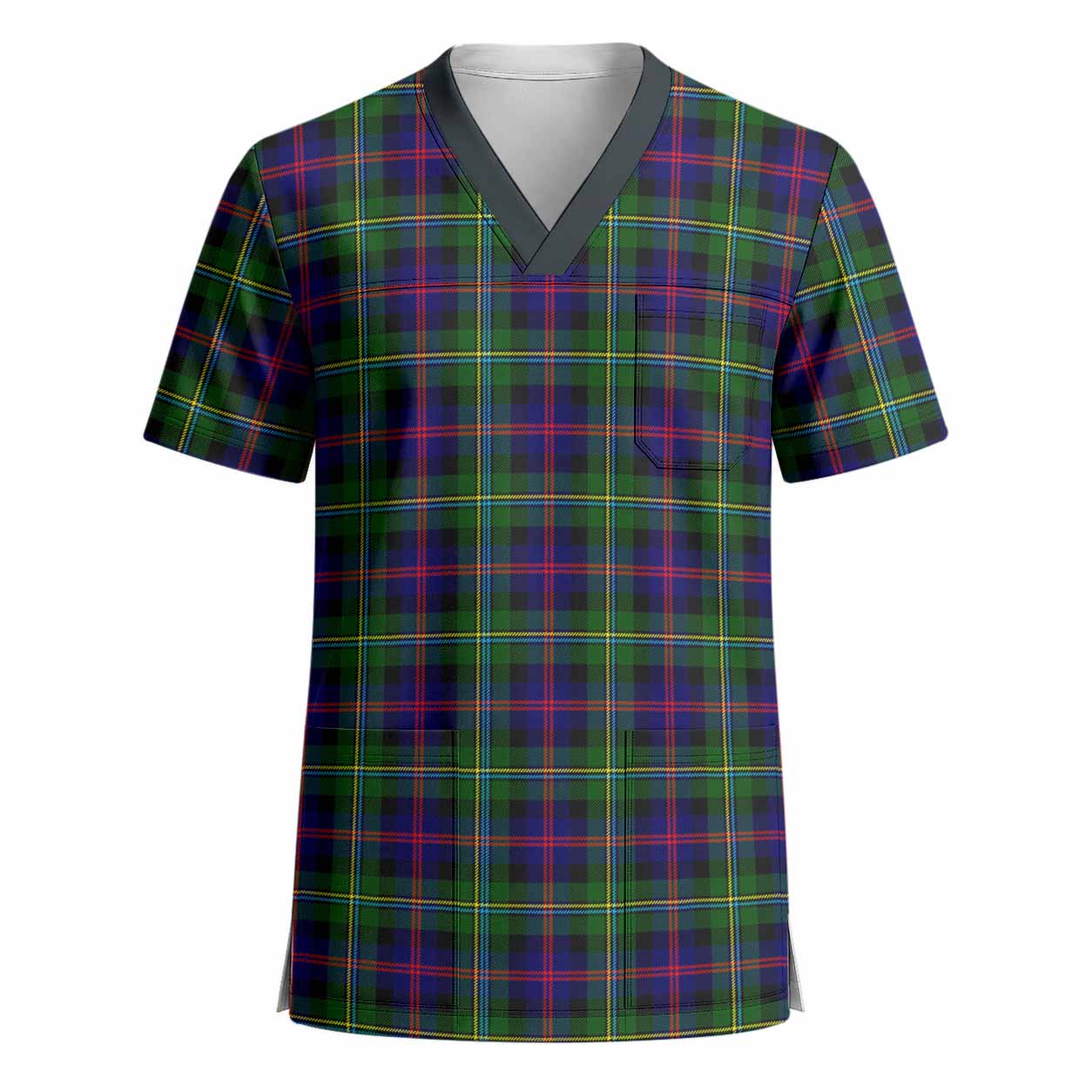 Malcolm Tartan Scrub Top - Tartan Vibes Clothing