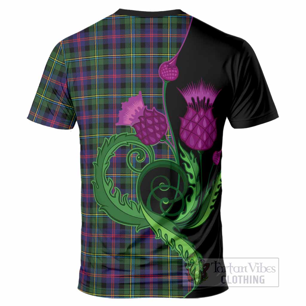 Malcolm Tartan T-Shirt Traditional Scottish Thistle