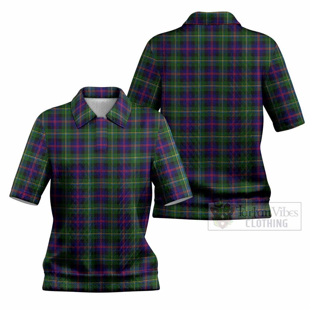 Malcolm Tartan Women’s Polo Sweater Top