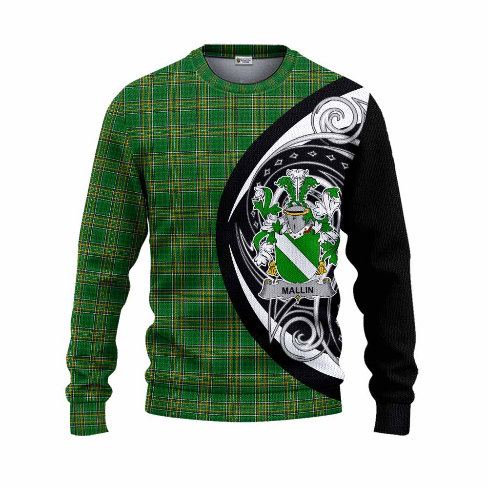 Tartan Vibes Clothing Mallin Irish Clan Knitted Sweater Celtic Circle Style