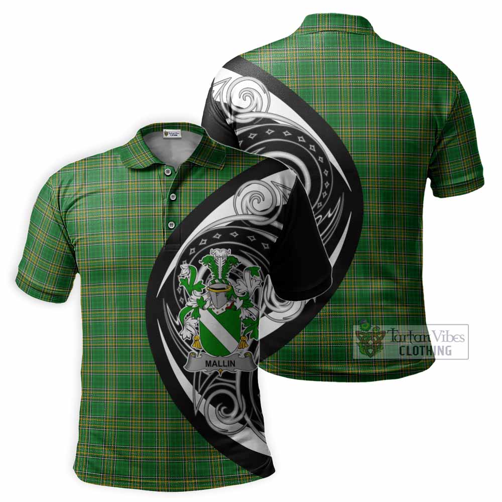Mallin Irish Clan Polo Shirt Celtic Circle Style - Tartan Vibes Clothing