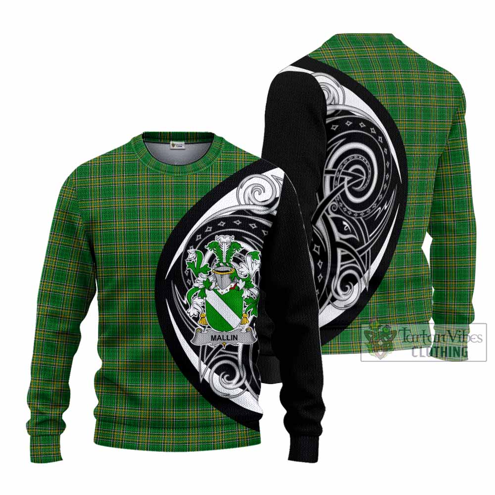 Tartan Vibes Clothing Mallin Irish Clan Knitted Sweater Celtic Circle Style