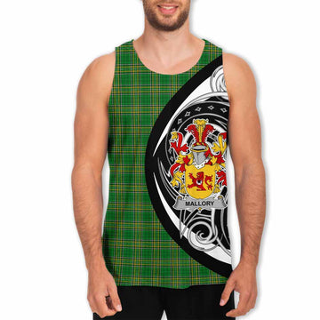 Tartan Vibes Clothing Mallory Irish Clan Men's Tank Top Celtic Circle Style