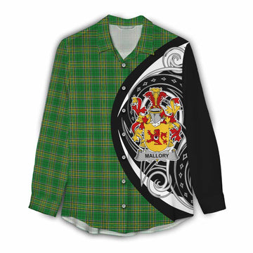 Mallory Irish Clan Women's Casual Shirt Celtic Circle Style Female - Tartan Vibes Clothing