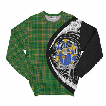 Maloney Irish Clan Sweatshirt Celtic Circle Style Unisex - Tartan Vibes Clothing