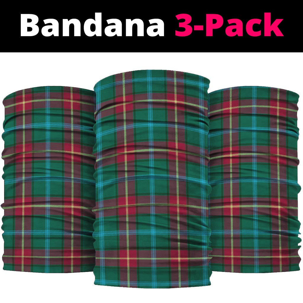Manitoba Province Canada Tartan Neck Gaiters, Tartan Bandanas, Tartan Head Band One Size - Tartanvibesclothing