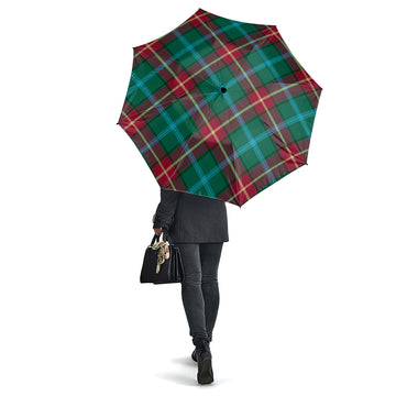 Manitoba Province Canada Tartan Umbrella One Size - Tartanvibesclothing
