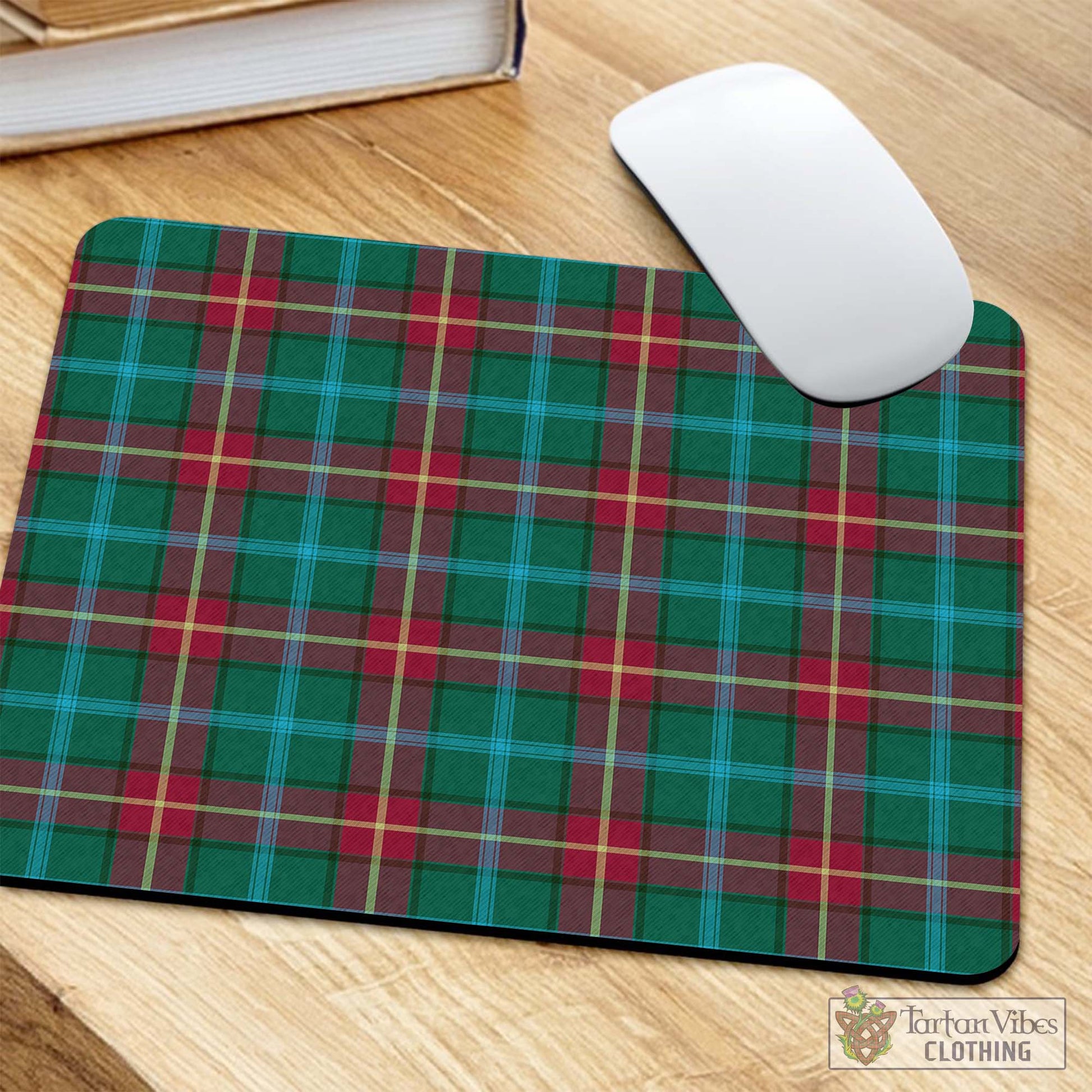 Tartan Vibes Clothing Manitoba Province Canada Tartan Mouse Pad