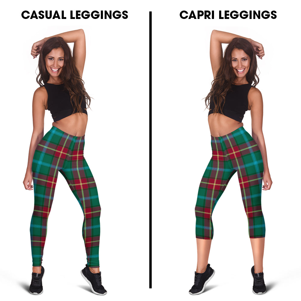 manitoba-province-canada-tartan-womens-leggings