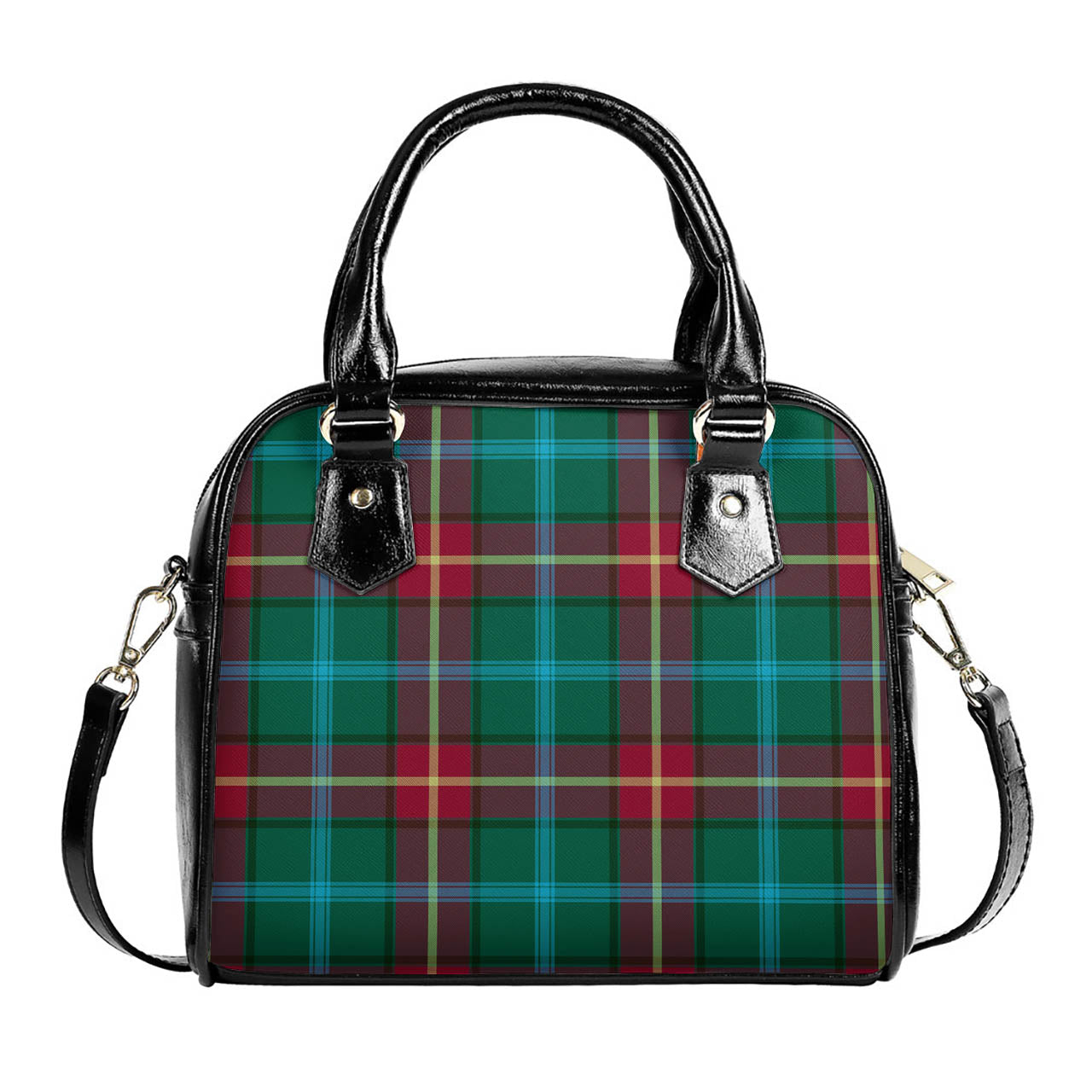 Manitoba Province Canada Tartan Shoulder Handbags One Size 6*25*22 cm - Tartanvibesclothing