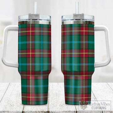 Manitoba Province Canada Tartan Tumbler with Handle