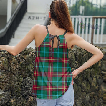 Manitoba Province Canada Tartan Loose Halter Neck Camisole