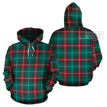 Manitoba Province Canada Tartan Cotton Hoodie