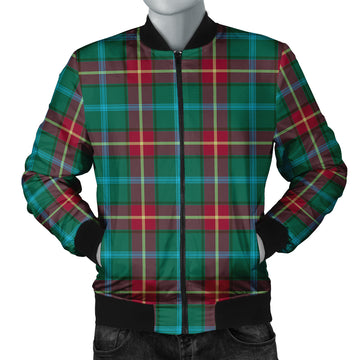 Manitoba Province Canada Tartan Bomber Jacket