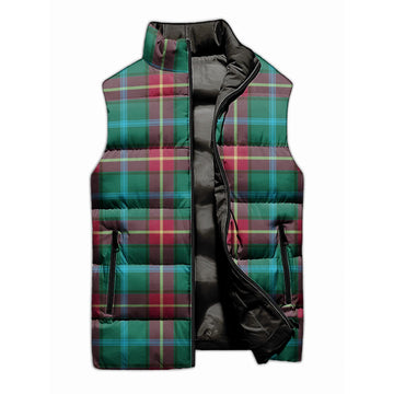Manitoba Province Canada Tartan Sleeveless Puffer Jacket