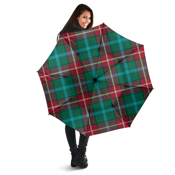 Manitoba Province Canada Tartan Umbrella - Tartanvibesclothing