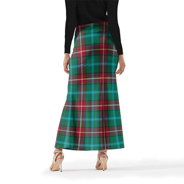 Manitoba Province Canada Tartan Womens Full Length Skirt