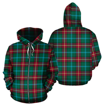 Manitoba Province Canada Tartan Hoodie