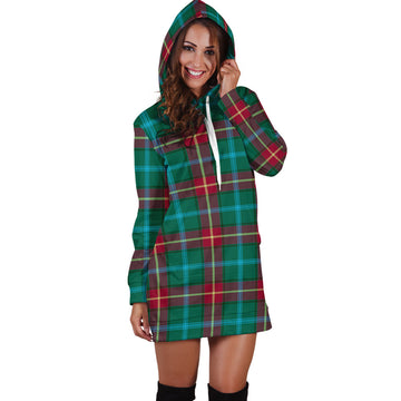 Manitoba Province Canada Tartan Hoodie Dress