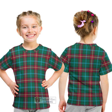 Manitoba Province Canada Tartan Kid T-Shirt