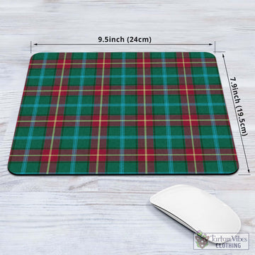 Manitoba Province Canada Tartan Mouse Pad