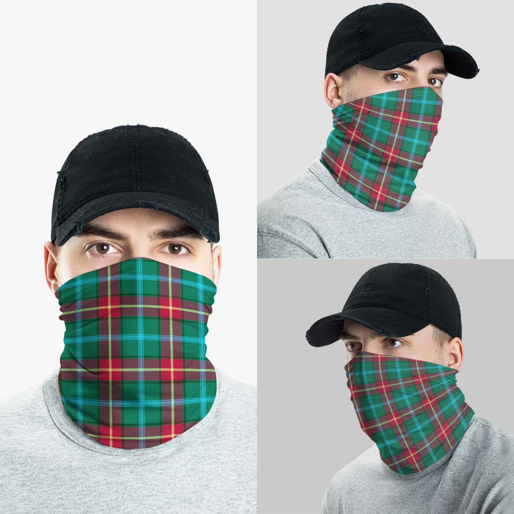 Manitoba Province Canada Tartan Neck Gaiters, Tartan Bandanas, Tartan Head Band