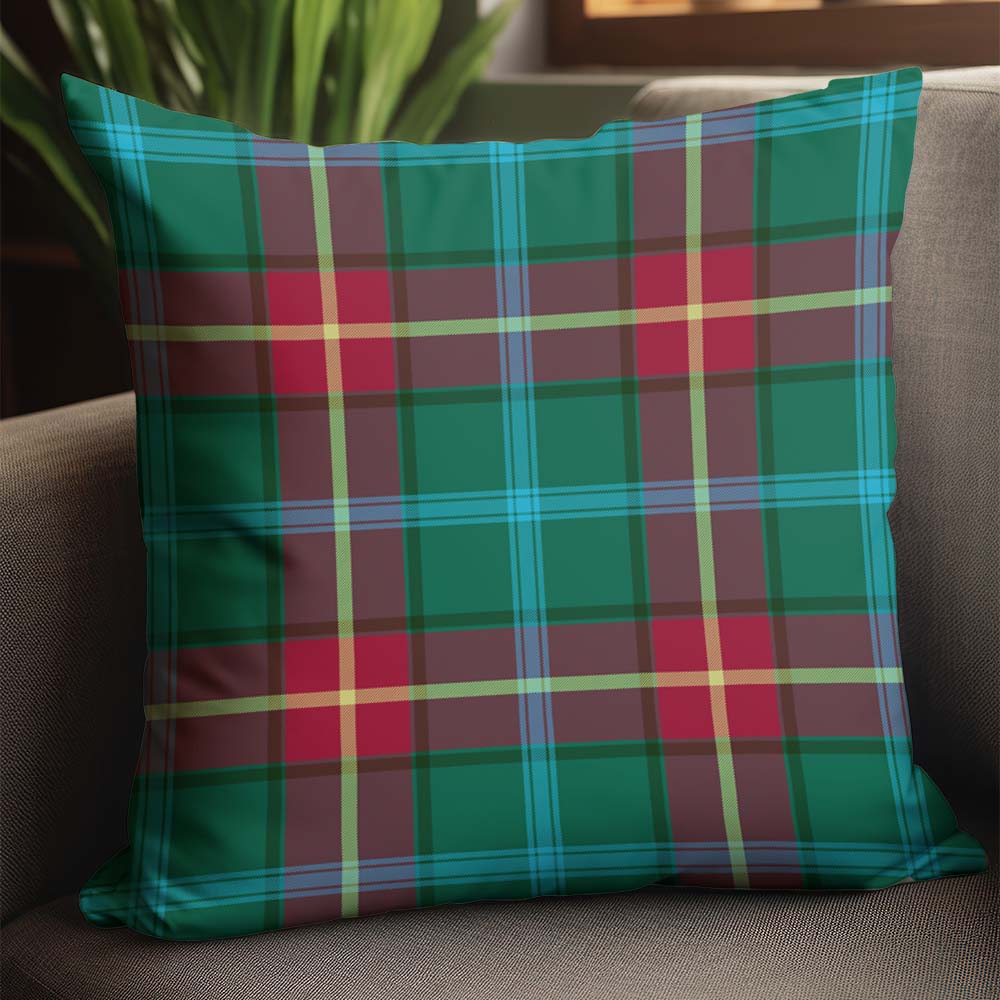 Manitoba Province Canada Tartan Pillow Cover - Tartanvibesclothing