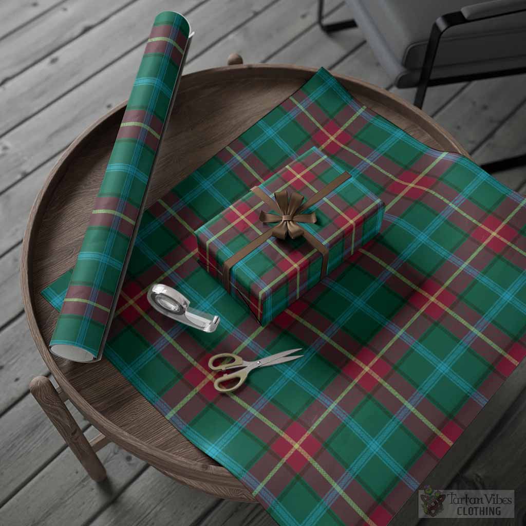 Manitoba Province Canada Classic Tartan Wrapping Paper, Classic Scottish Plaid Gift Wrap