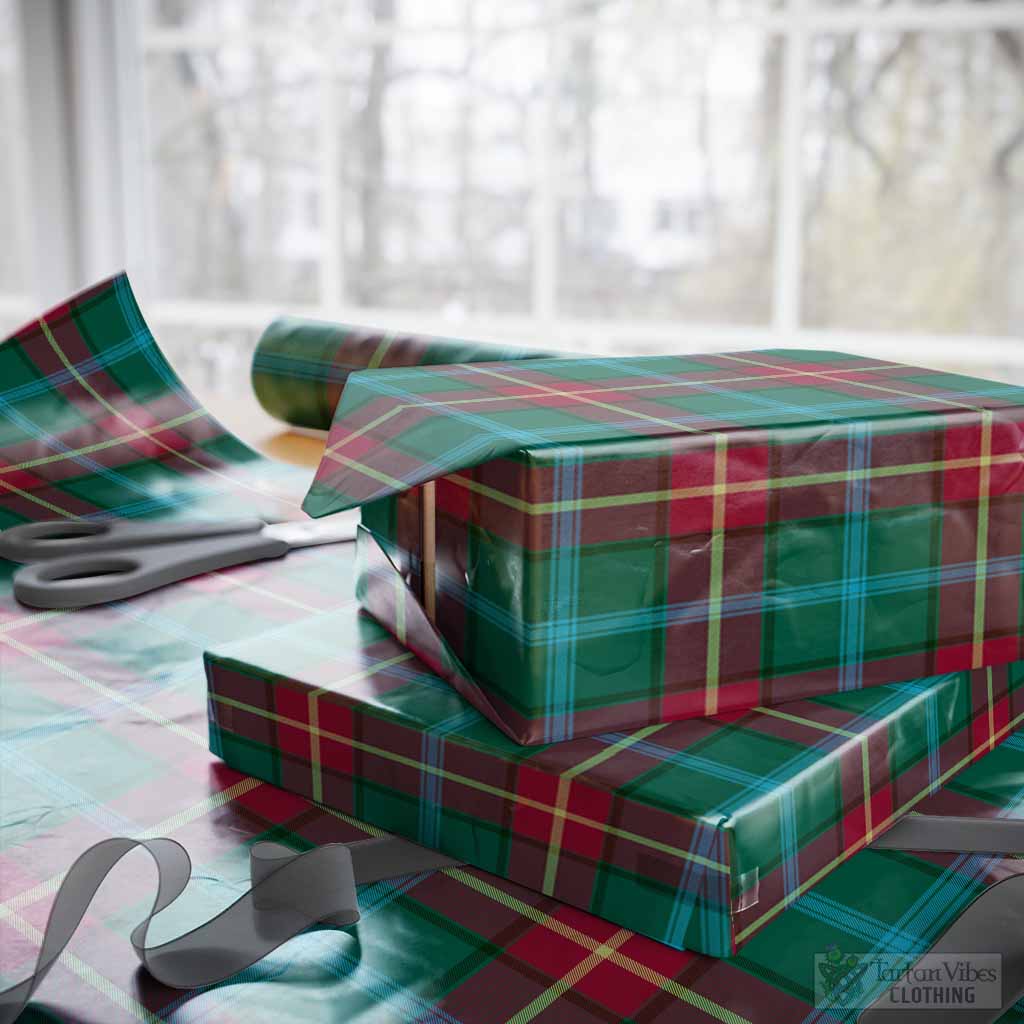 Manitoba Province Canada Classic Tartan Wrapping Paper, Classic Scottish Plaid Gift Wrap