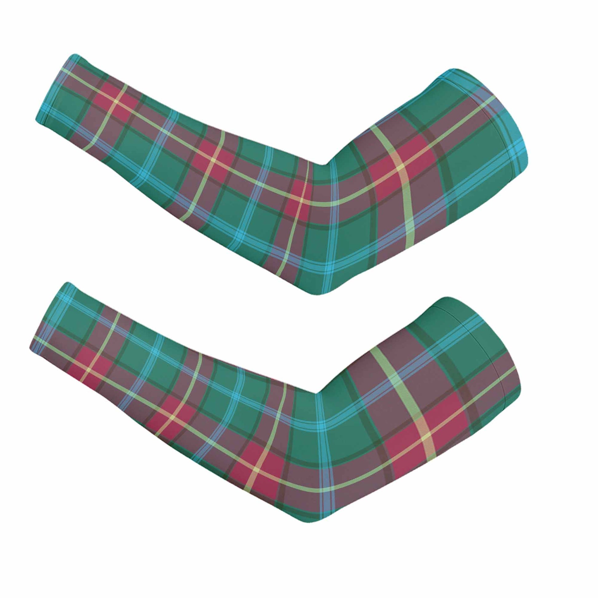 Manitoba Province Canada Tartan Arm Sleeves - Tartan Vibes Clothing