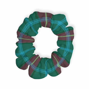 Manitoba Province Canada Tartan Hair Scrunchie