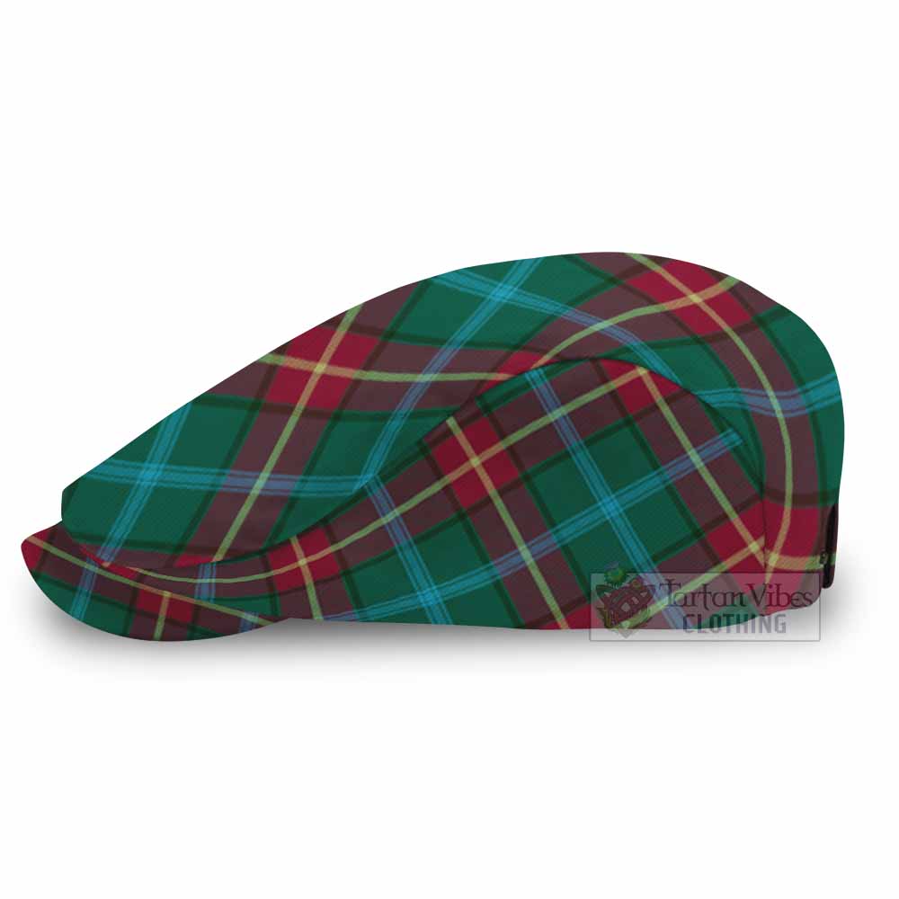Manitoba Province Canada Tartan  Jeff Hat Cross Style - Tartan Vibes Clothing