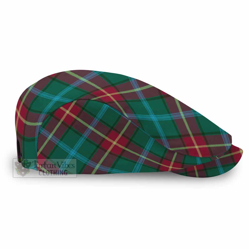 Manitoba Province Canada Tartan  Jeff Hat Cross Style - Tartan Vibes Clothing