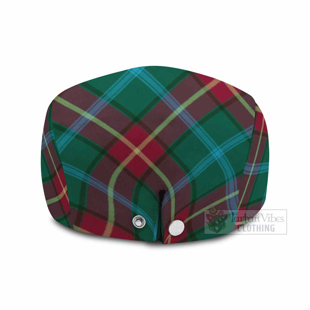Manitoba Province Canada Tartan  Jeff Hat Cross Style - Tartan Vibes Clothing