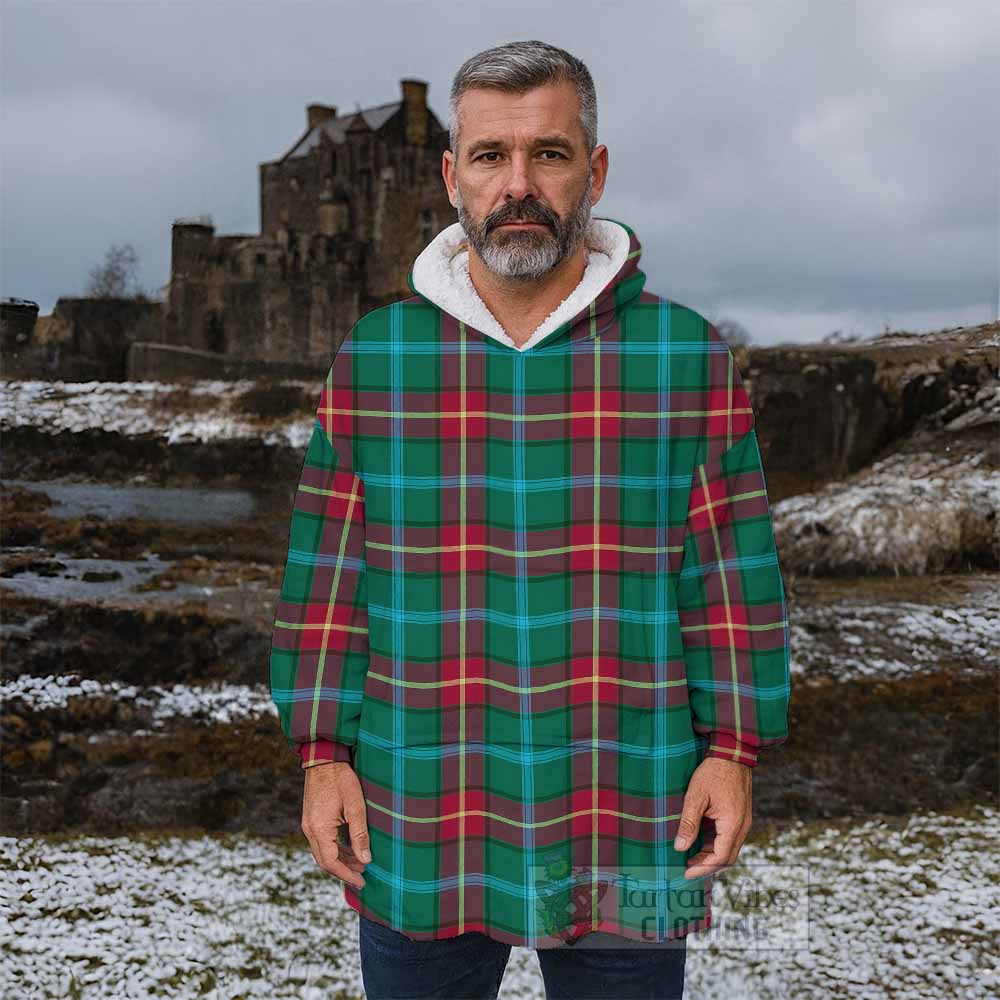 Manitoba Province Canada Tartan Wearable Blanket - Tartan Vibes Clothing