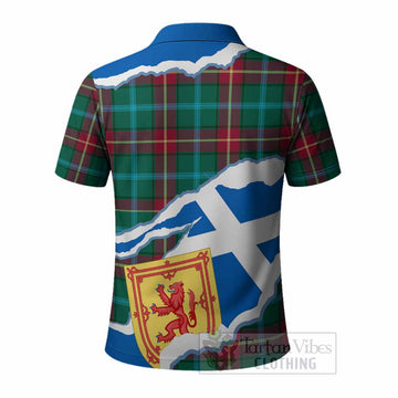 Manitoba Scotland Football Tartan Polo Shirt We'll Be Coming