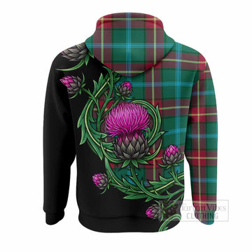 Manitoba Tartan Hoodie Resilient Scottish Thistle