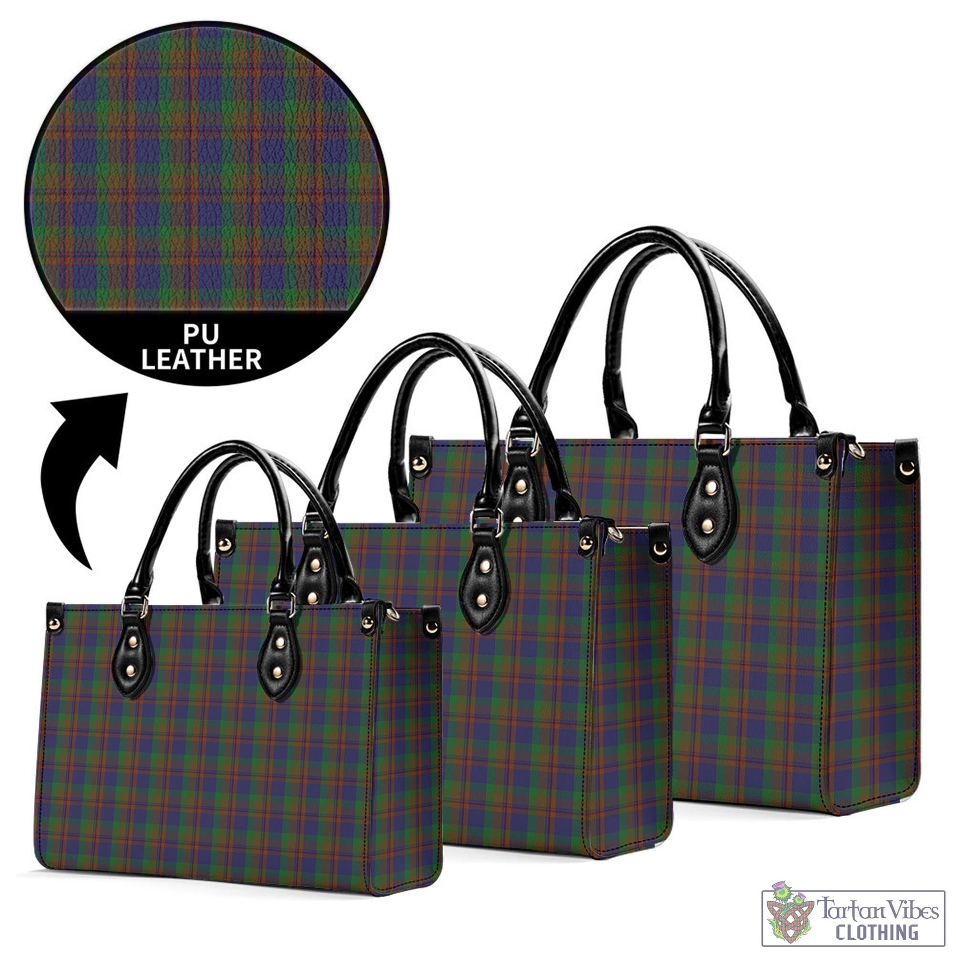 Mann Tartan Luxury Leather Handbags - Tartan Vibes Clothing