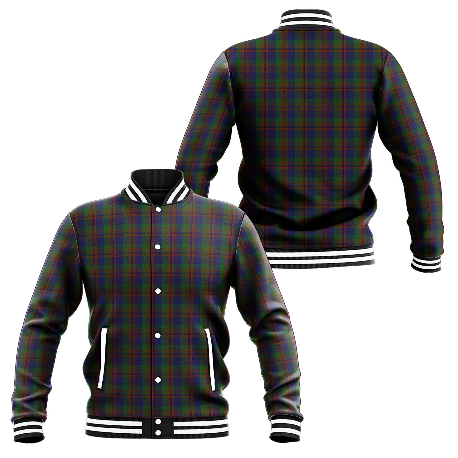 Mann Tartan Baseball Jacket Unisex - Tartan Vibes Clothing