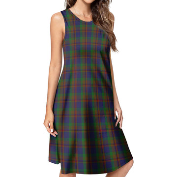 Mann Tartan Womens Casual Dresses 4XL - Tartan Vibes Clothing