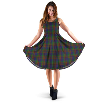 Mann Tartan Sleeveless Midi Womens Dress XL - Tartan Vibes Clothing