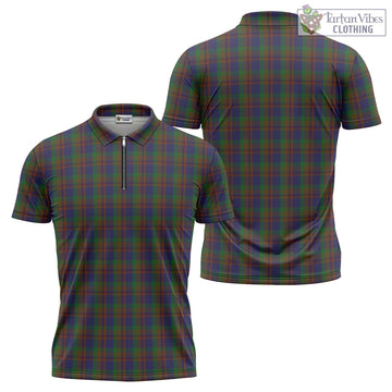 Mann Tartan Zipper Polo Shirt Unisex - Tartan Vibes Clothing