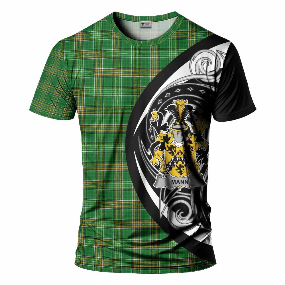 Tartan Vibes Clothing Mann Irish Clan T-Shirt Celtic Circle Style