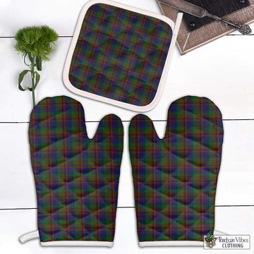 Mann Tartan Combo Oven Mitt & Pot-Holder Combo 2 Oven Mitt & 1 Pot-Holder Black - Tartan Vibes Clothing
