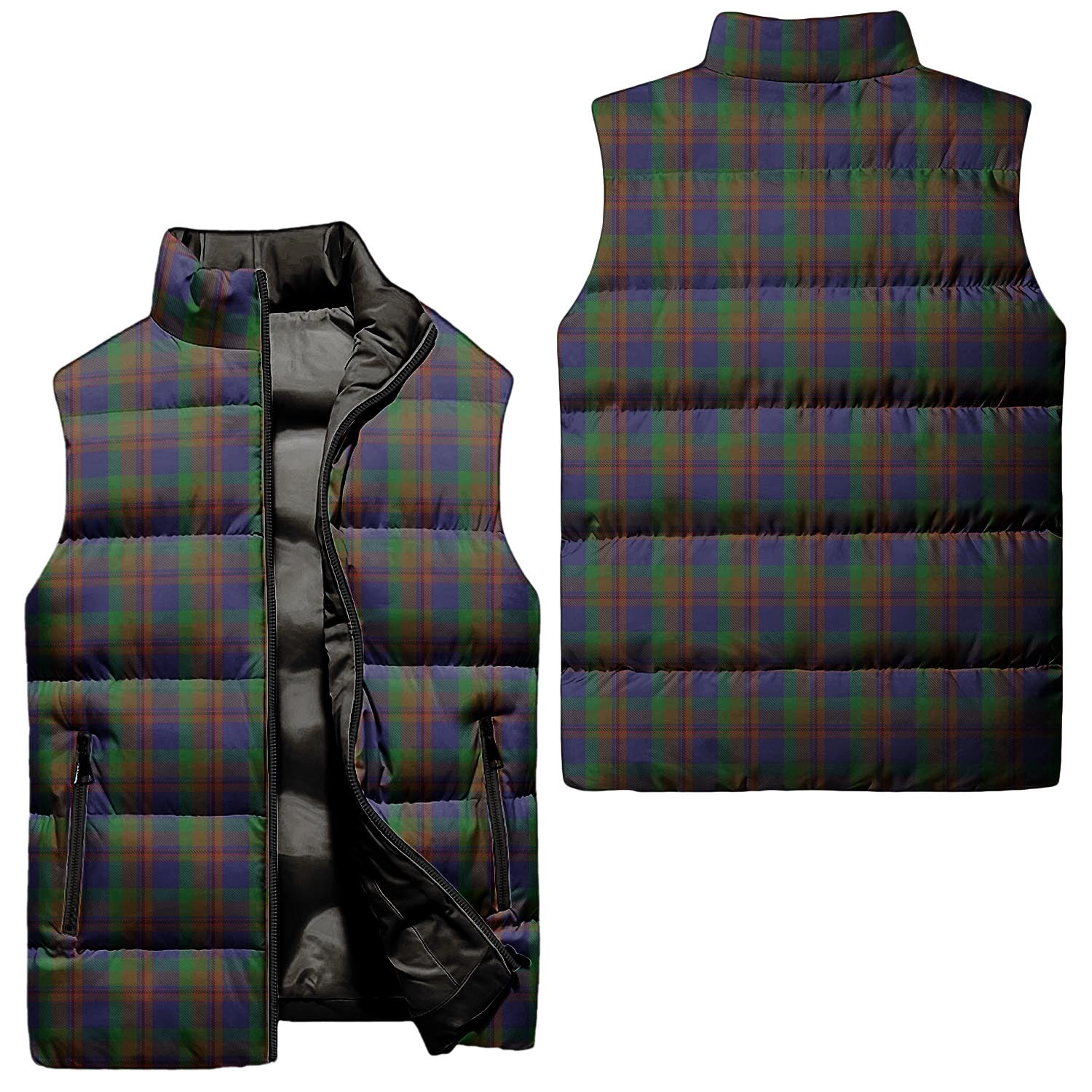 Mann Tartan Sleeveless Puffer Jacket Unisex - Tartan Vibes Clothing