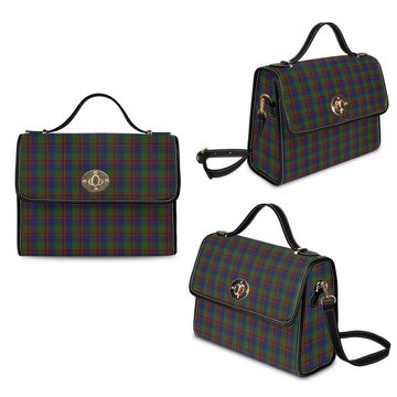 mann-tartan-leather-strap-waterproof-canvas-bag