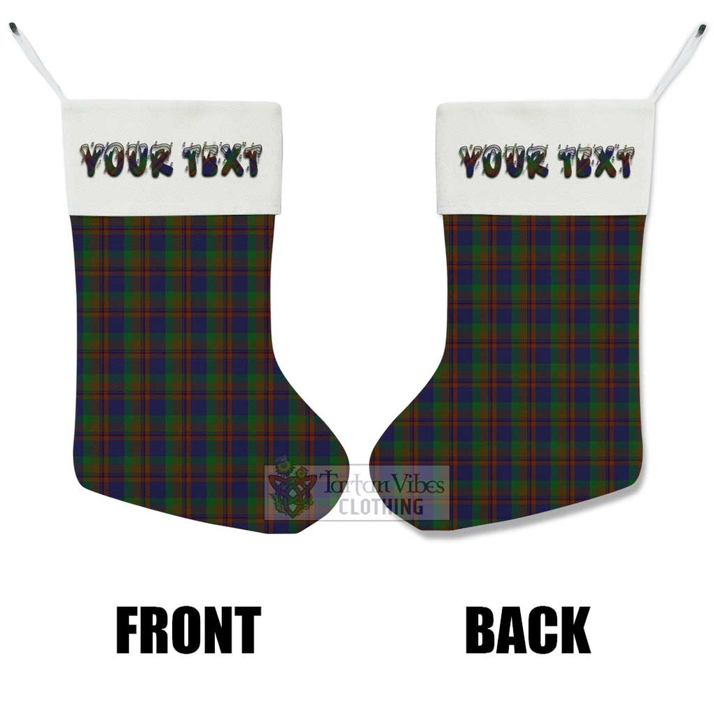 Mann Tartan Christmas Stocking with Personalized Text - Tartan Vibes Clothing