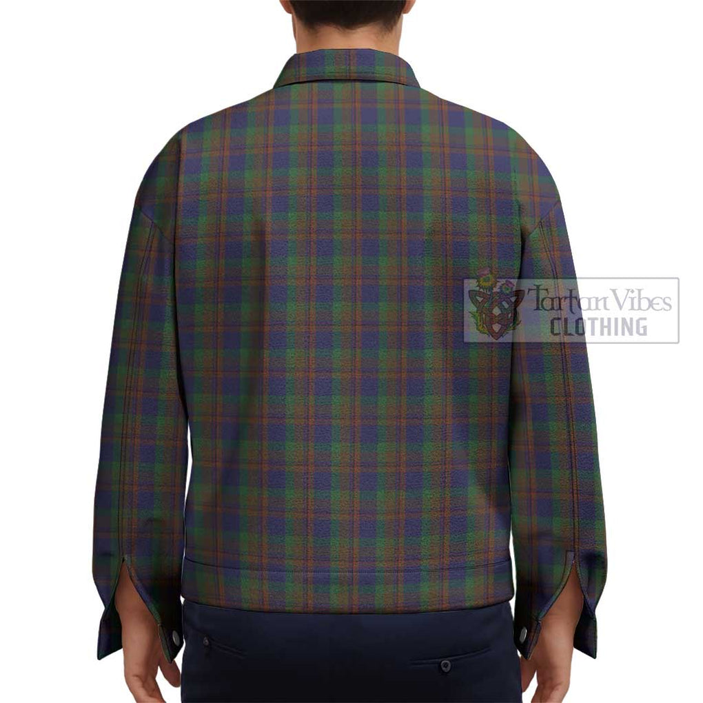Mann Tartan Unisex Lapel Cotton Jacket - Tartan Vibes Clothing